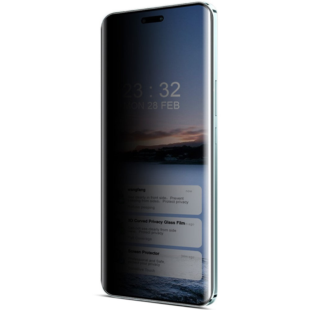 IMAK For Honor Magic6 RSR Porsche Design 5G Anti-Spy Privacy Screen Protector 3D Curved Tempered Glass Film