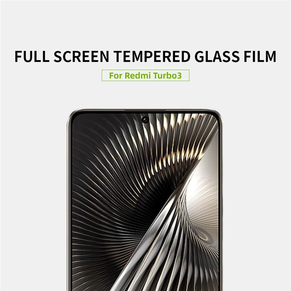 MOFI JK Series-1 för Xiaomi Redmi Turbo 3 5G / Poco F6 5G Skärmskydd HD Splittersäker 2.5D Arc Edge Film