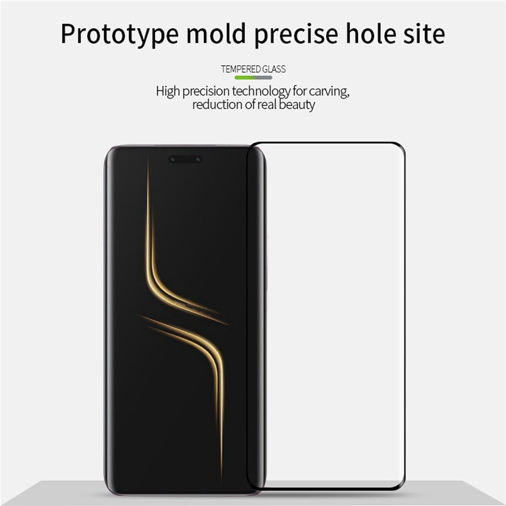 PINWUYO För Honor Magic6 Ultimate 5G / Magic6 RSR Porsche Design 5G Skärmskydd 3D Hot Bending Ultra Clear Härdat Glasfilm