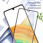 AMORUS til Samsung Galaxy Z Fold6 5G Superklart sort hærdet glas skærmbeskytter (silketryk)