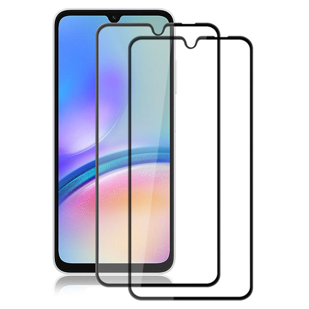 AMORUS 2Pcs For Samsung Galaxy A06 4G / A06 5G / A05s 4G / M14 4G Silk Printing Tempered Glass Screen Protector Silk Printing Film