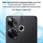 IMAK For Xiaomi Redmi Turbo 3 5G / Poco F6 5G Integrated Rear Camera Protector Tempered Glass + Acrylic Lens Cap