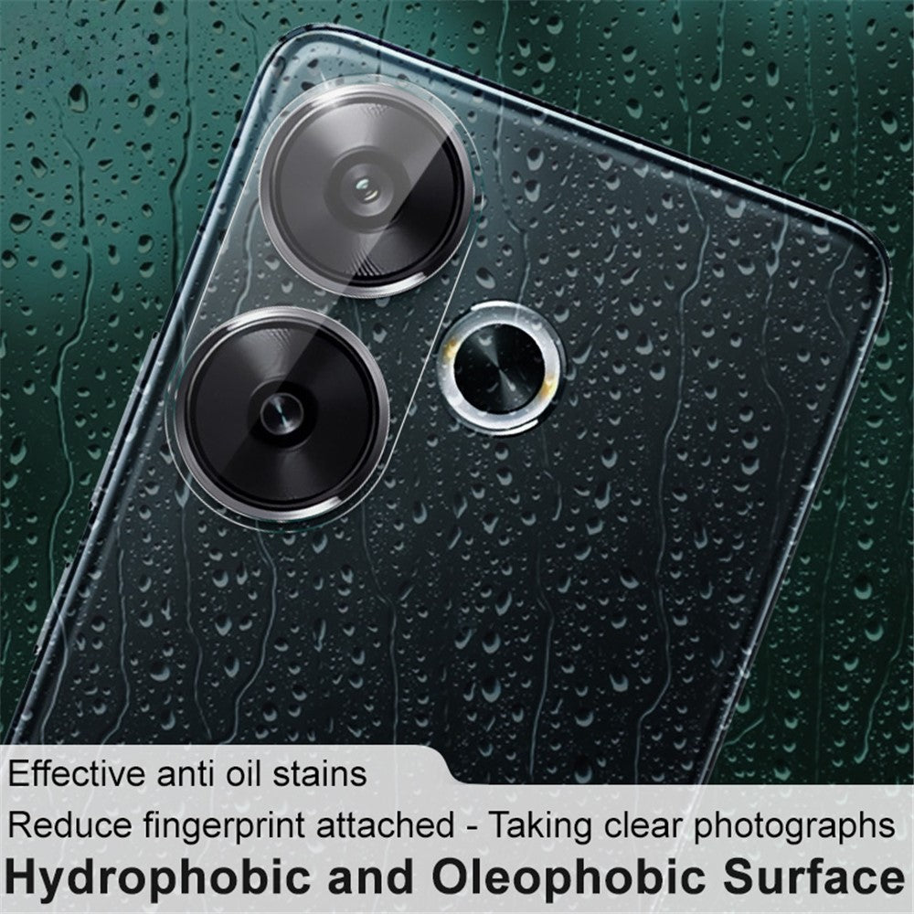 IMAK For Xiaomi Redmi Turbo 3 5G / Poco F6 5G Integrated Rear Camera Protector Tempered Glass + Acrylic Lens Cap