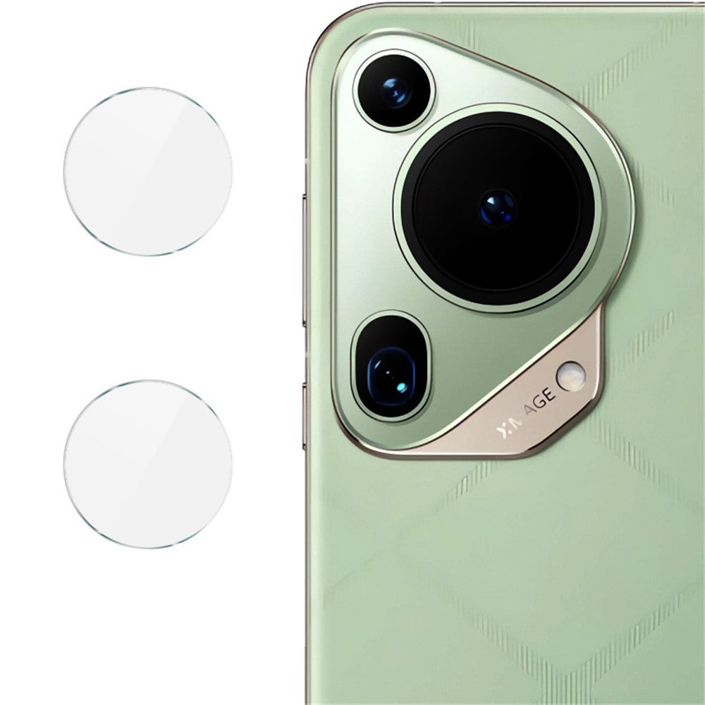 IMAK 2 st/set för Huawei Pura 70 Ultra härdat glas bakre linsskydd genomskinlig kameralinsfilm