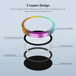 ENKAY HAT PRINCE For Huawei Pura 70 1 Set Camera Lens Protector Metal Individual Ring Lens Film