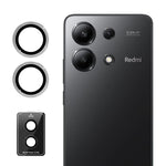 ENKAY HAT PRINCE For Xiaomi Redmi Note 13 4G 1 Set Camera Lens Protector Metal Ring Rear Lens Film