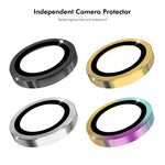 ENKAY HAT PRINCE For Xiaomi Redmi Note 13 Pro 5G / Poco X6 5G Camera Lens Film Metal Ring Lens Protector- Silver