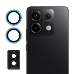 ENKAY HAT PRINCE For Xiaomi Redmi Note 13 Pro 5G / Poco X6 5G Camera Lens Film Metal Ring Lens Protector- Silver