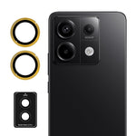 ENKAY HAT PRINCE For Xiaomi Redmi Note 13 Pro 5G / Poco X6 5G Camera Lens Film Metal Ring Lens Protector- Silver