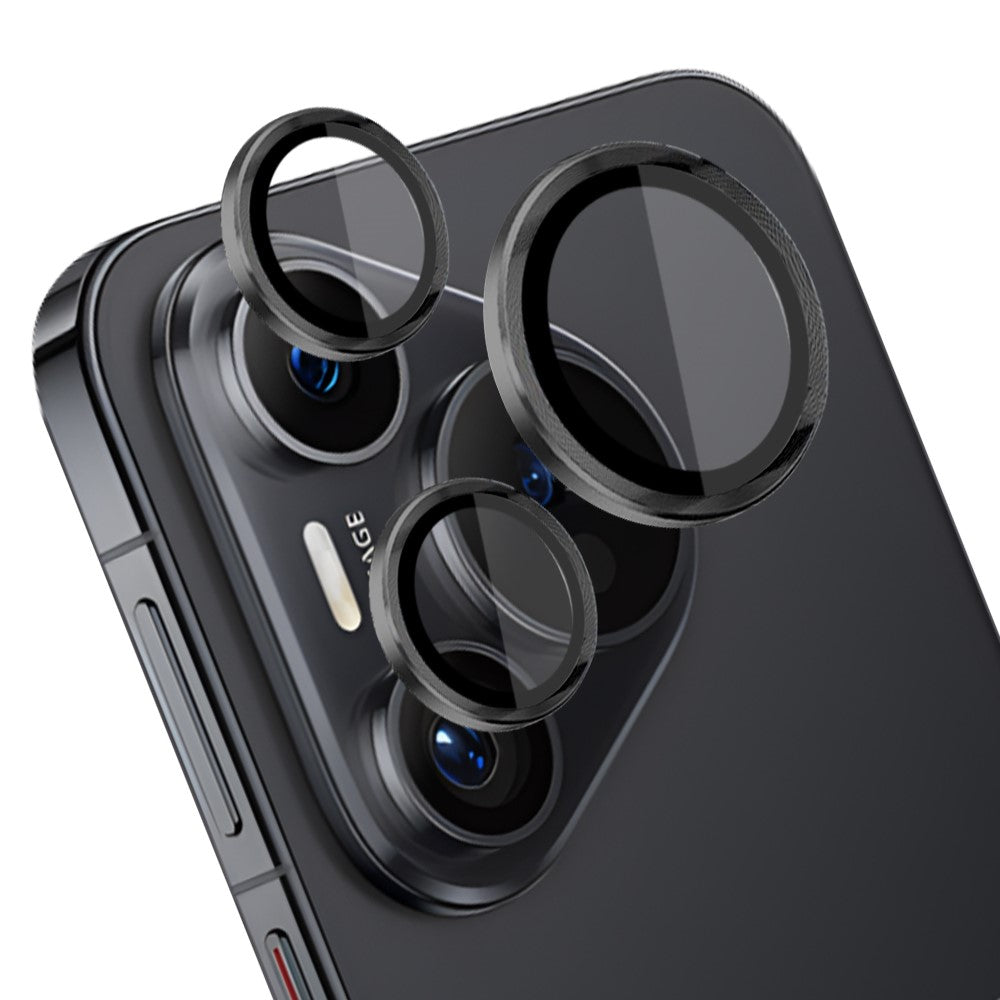 NORTHJO 1 Set For Huawei Pura 70 Camera Lens Protector Tempered Glass+Metal Ring Lens Guard