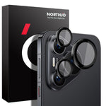 NORTHJO 1 Set For Huawei Pura 70 Camera Lens Protector Tempered Glass+Metal Ring Lens Guard