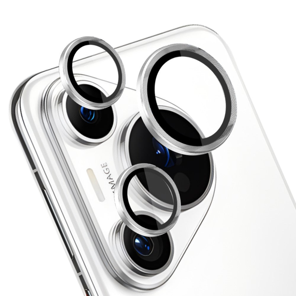 NORTHJO 1 set för Huawei Pura 70 Pro / 70 Pro+ kameralinsskydd + härdat glas + metallring linsskydd