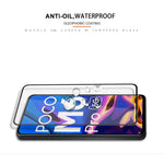 MOCOLO For Xiaomi Poco M6 Pro 5G / Redmi 12 5G (Global) Screen Protector Tempered Glass Anti-Shatter Silk Printing Film