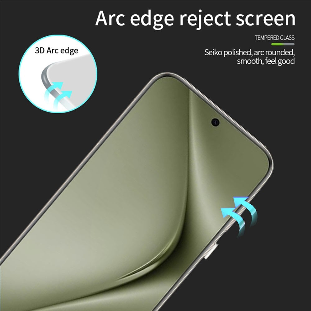 PINWUYO För Huawei Pura 70 Pro / Pura 70 Pro+ / Pura 70 Ultra Skärmskydd 3D Hot Bending Härdat Glas Film