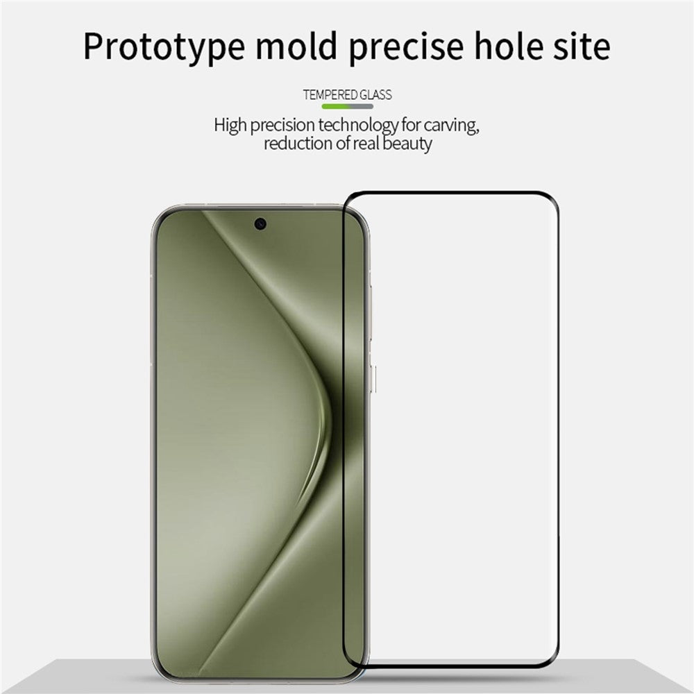 PINWUYO til Huawei Pura 70 Pro / Pura 70 Pro+ / Pura 70 Ultra Skærmbeskyttelse 3D Hot Bending Hærdet glasfilm