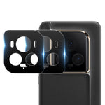 RURIHAI 2Pcs For Honor Magic6 Ultimate 5G 0.26mm 3D Curved Silk-Printing Lens Film Camera Lens Protector