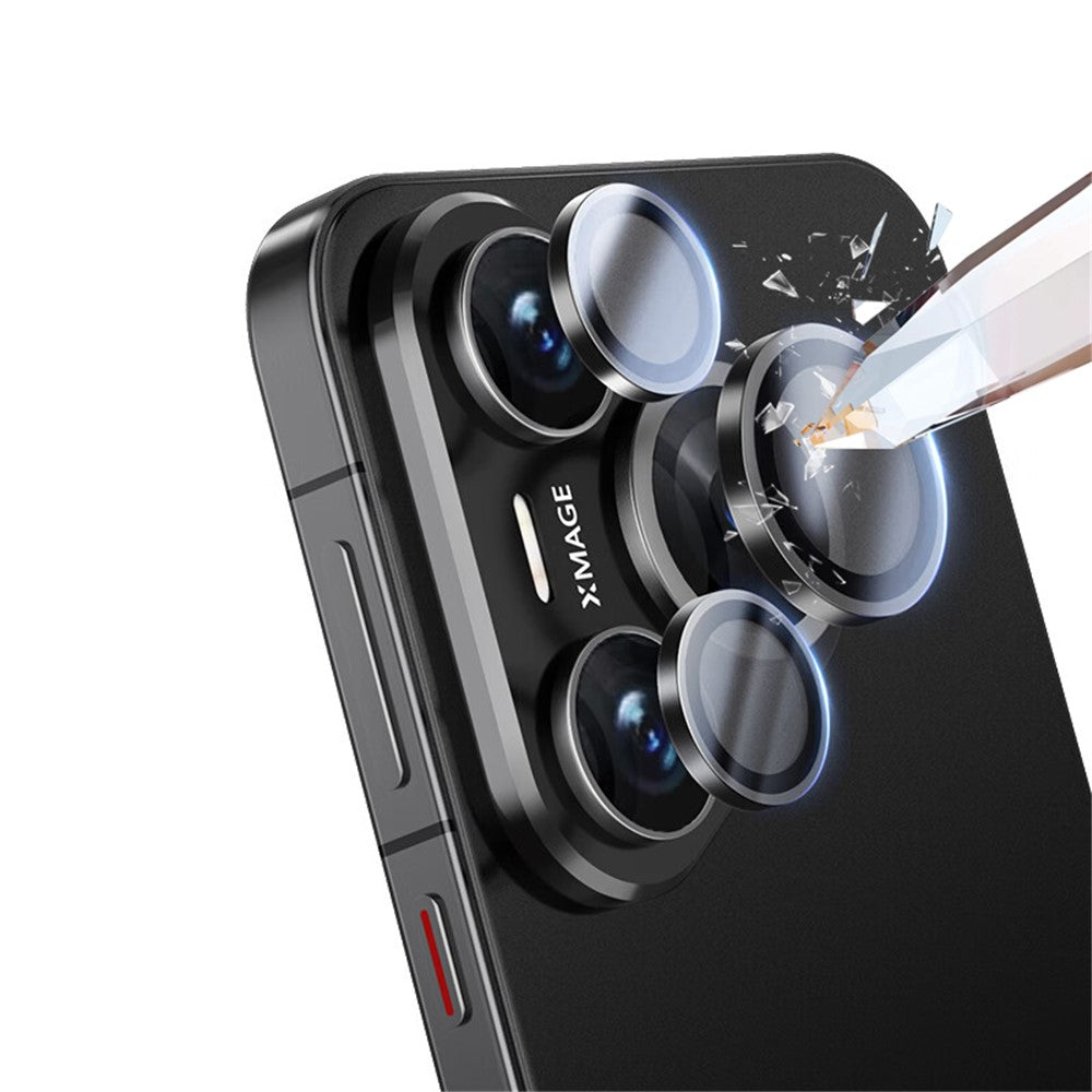 RURIHAI 2 Set For Huawei Pura 70 Camera Lens Film Metal Ring AR HD Glass Lens Protector