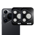 RURIHAI 2 Set For Huawei Pura 70 Camera Lens Film Metal Ring AR HD Glass Lens Protector