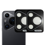 RURIHAI 2-delt kameralinsefilm til Huawei Pura 70 Pro / Pura 70 Pro+, AR HD-glaslinsbeskyttelse med metalring