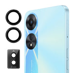 ENKAY HAT PRINCE För Oppo A78 5G 1 Set Kameralinsskydd Metallring Bakre Linsfilm