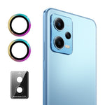 ENKAY HAT PRINCE For Xiaomi Redmi Note 12 5G (Global) 1 Set Camera Rear Lens Protector with Metal Ring Trim