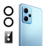 ENKAY HAT PRINCE For Xiaomi Redmi Note 12 5G (Global) 1 Set Camera Rear Lens Protector with Metal Ring Trim
