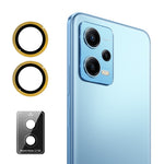 ENKAY HAT PRINCE For Xiaomi Redmi Note 12 5G (Global) 1 Set Camera Rear Lens Protector with Metal Ring Trim