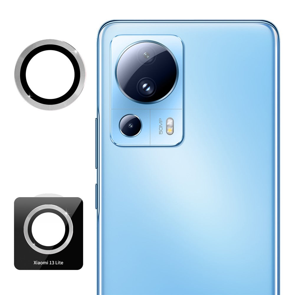 ENKAY HAT PRINCE For Xiaomi 13 Lite / Civi 2 5G Camera Lens Protector 1 Set High Alumina Silicon Glass Rear Lens Film