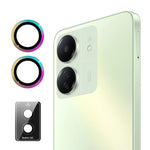 ENKAY HAT PRINCE-kamerasæt til Xiaomi Redmi 13C 4G / Poco C65 4G, 1 sæt kameralinsebeskyttere med metalring og hærdet glaslinsefilm