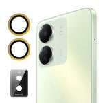ENKAY HAT PRINCE-kamerasæt til Xiaomi Redmi 13C 4G / Poco C65 4G, 1 sæt kameralinsebeskyttere med metalring og hærdet glaslinsefilm