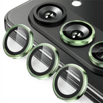 ENKAY HAT PRINCE For Samsung Galaxy Z Fold6 5G 1 Set Camera Lens Film Metal Ring Tempered Glass Lens Protector