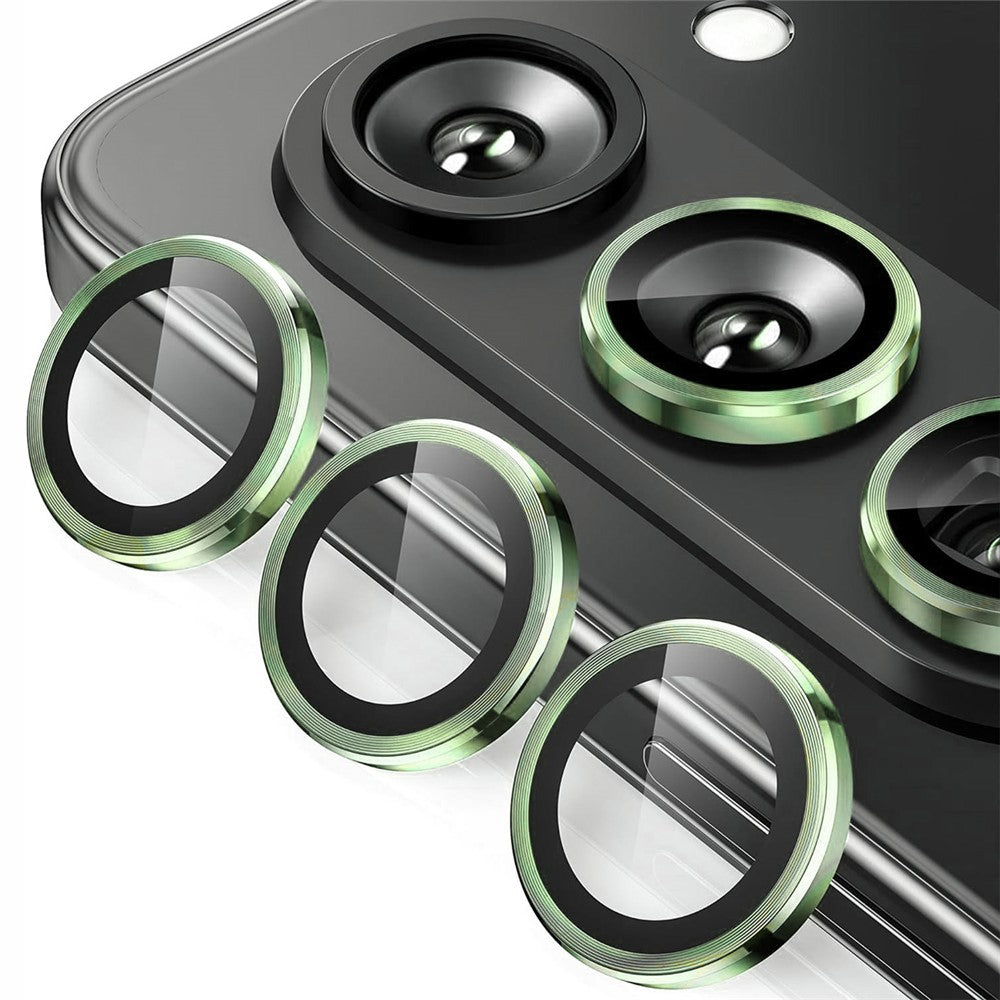 ENKAY HAT PRINCE For Samsung Galaxy Z Fold6 5G 1 Set Camera Lens Film Metal Ring Tempered Glass Lens Protector