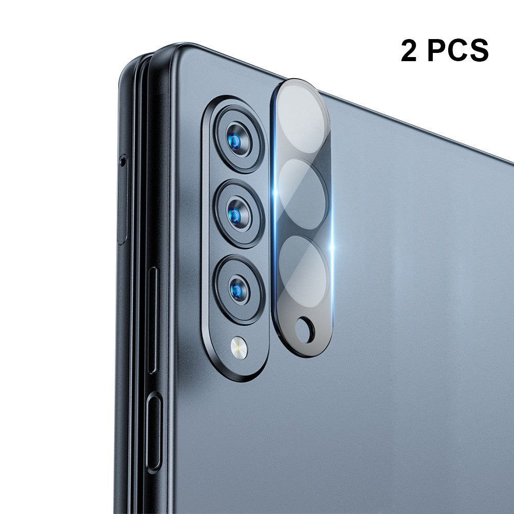ENKAY HAT PRINCE 2Pcs For Samsung Galaxy Z Fold6 5G Camera Lens Protector Tempered Glass Phone Lens Film