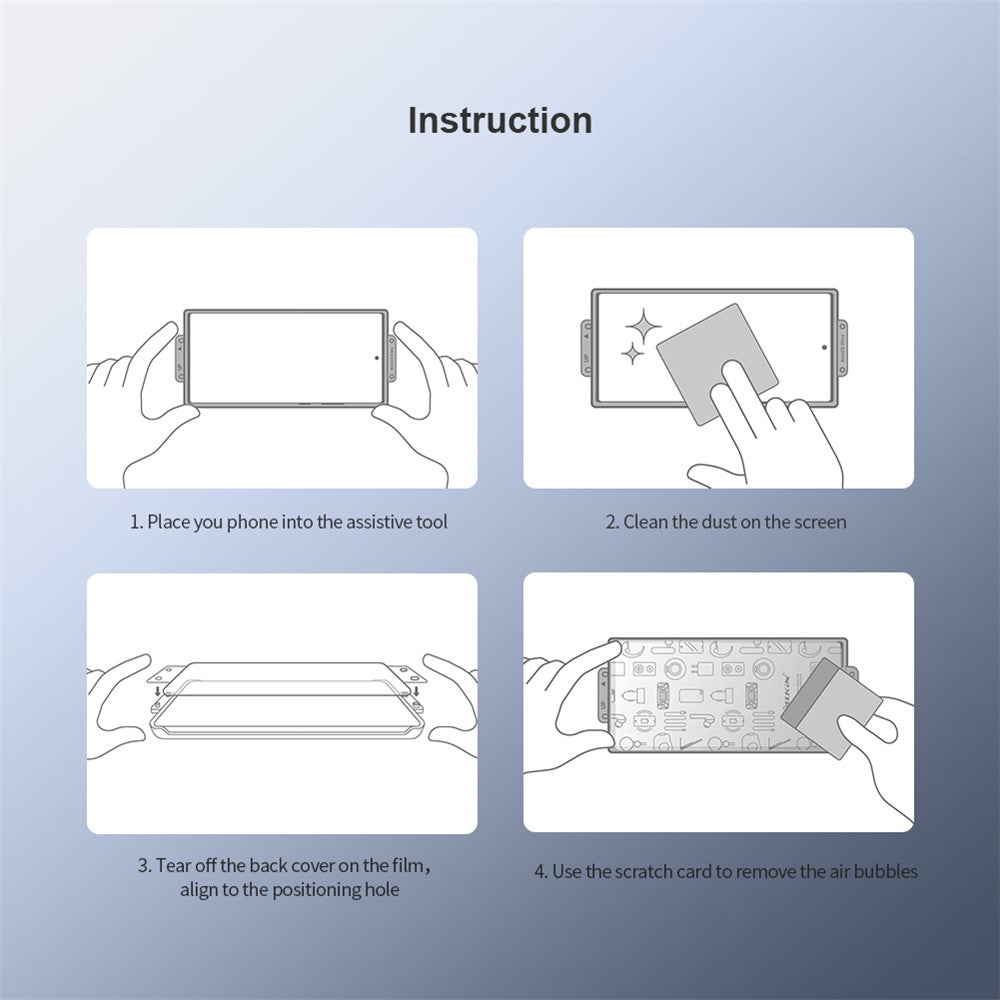 NILLKIN 2Pcs For Huawei Pura 70 Screen Protector PMMA Anti-scratch Film with Easy Installation Tool