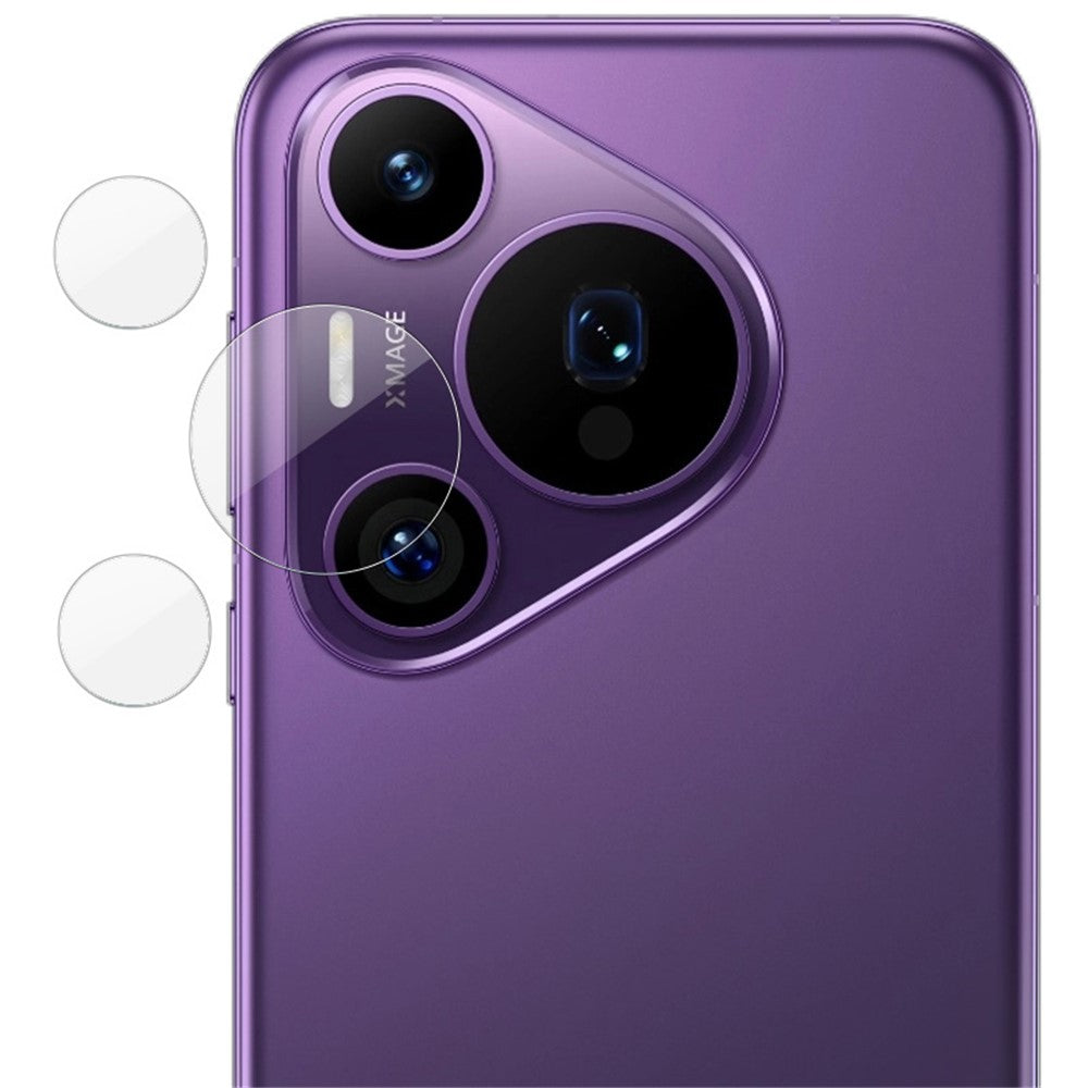 IMAK 1 set kameralinsfilm för Huawei Pura 70 Pro / Pura 70 Pro+ härdat glas HD-kameralinsskydd