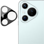 IMAK For Huawei Pura 70 Tempered Glass Camera Lens Film Arc Edge Lens Protector with Lens Cap (Black Version)