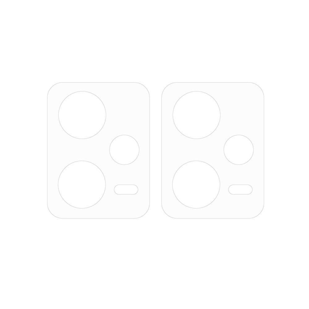 ENKAY HAT PRINCE 2-pack för Xiaomi Redmi Note 12 Pro 5G Kameralinsskydd Hög Aluminium-Silikon Glaslinsfilm
