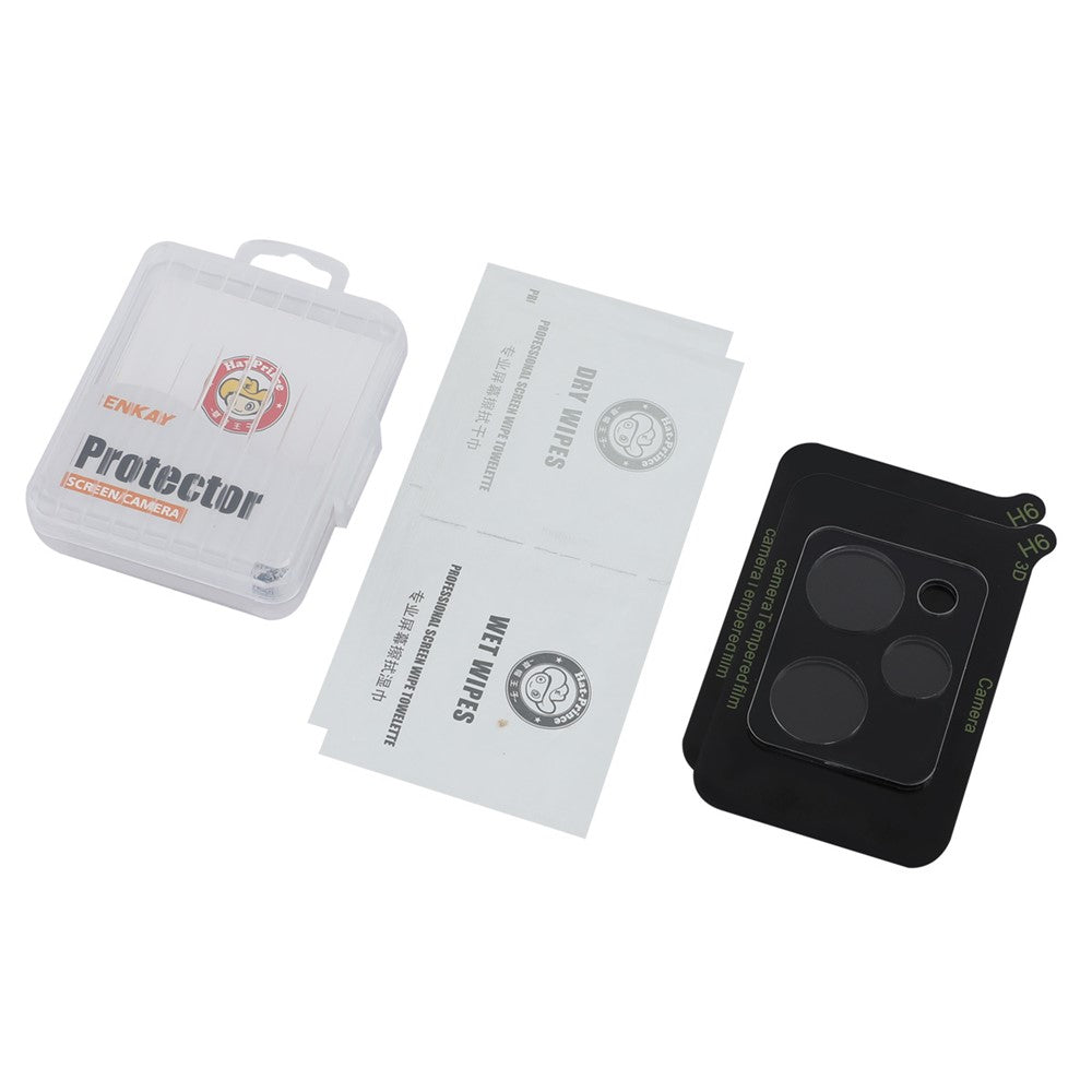 ENKAY HAT PRINCE 2Pcs for Xiaomi Poco X5 Pro 5G / Note 12 Pro Speed 5G Camera Lens Protector Ultra Clear Lens Cover