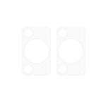 ENKAY HAT PRINCE 2-pack för Huawei Enjoy 70 / Nova Y72 4G Kameralinsfilm Genomskinlig Hög Aluminium-Silikon Glasskydd