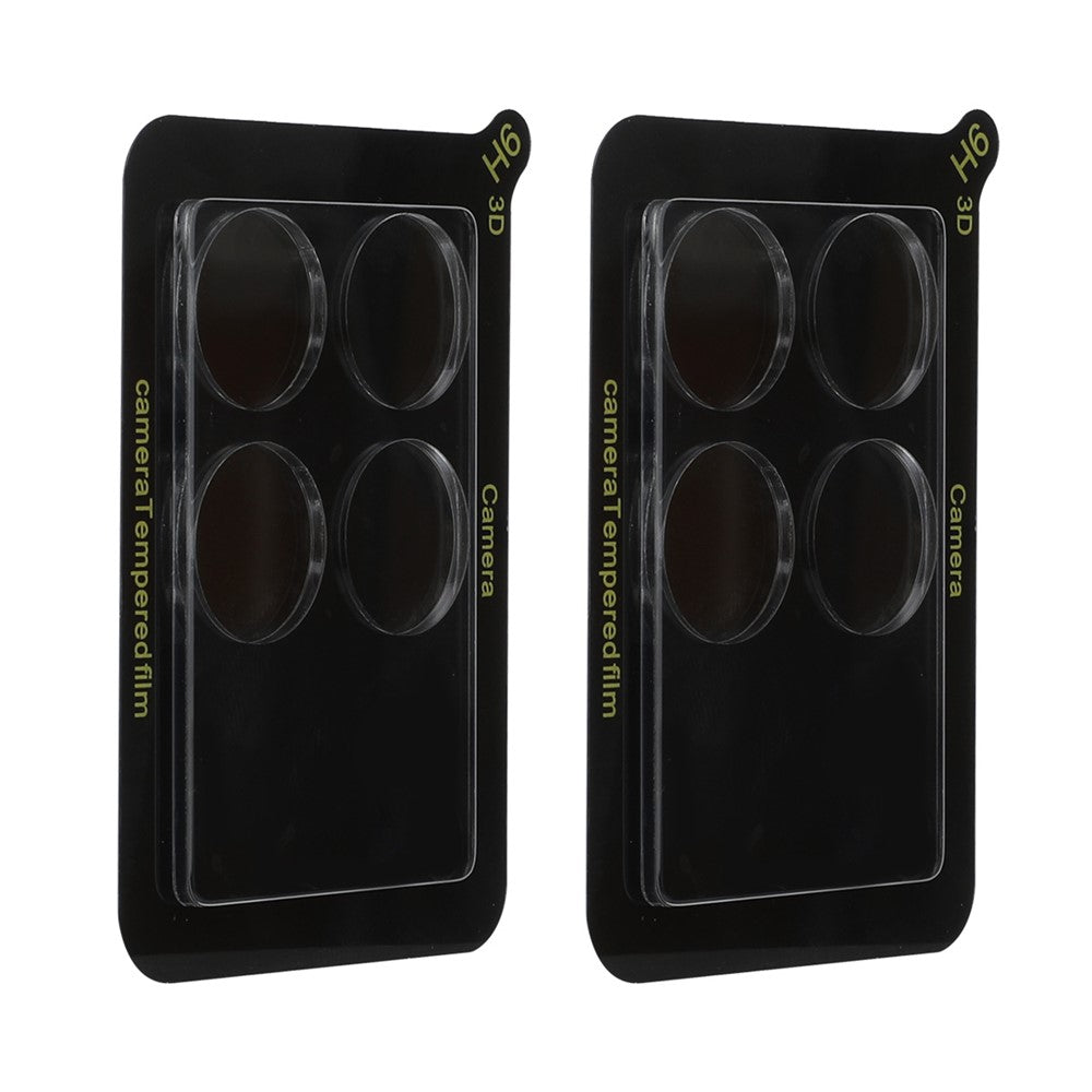 ENKAY HAT PRINCE 2-pack för Xiaomi Redmi K70 5G / K70 Pro 5G / K70E 5G / Poco M6 Pro 4G linsskydd HD genomskinlig kameralinsfilm