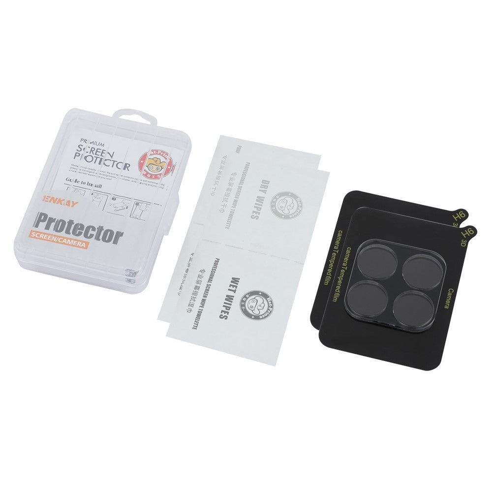 ENKAY HAT PRINCE 2Pcs for Honor X8b 4G Camera Lens Protector High Aluminum-Silicon Glass Clear Lens Film