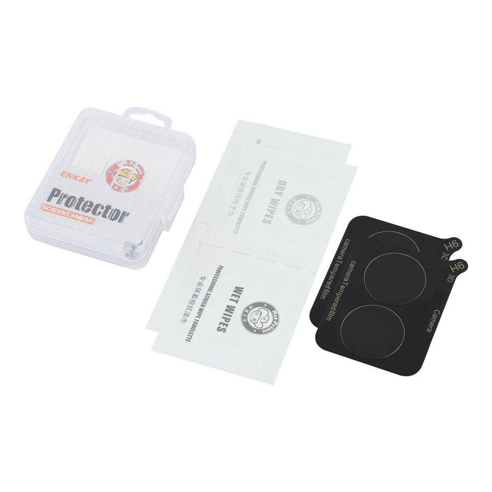 ENKAY HAT PRINCE 2-pack för Oppo K11 5G / K11x 5G Kameralinsskydd Heltäckande Ultraklar Bakre Linsfilm