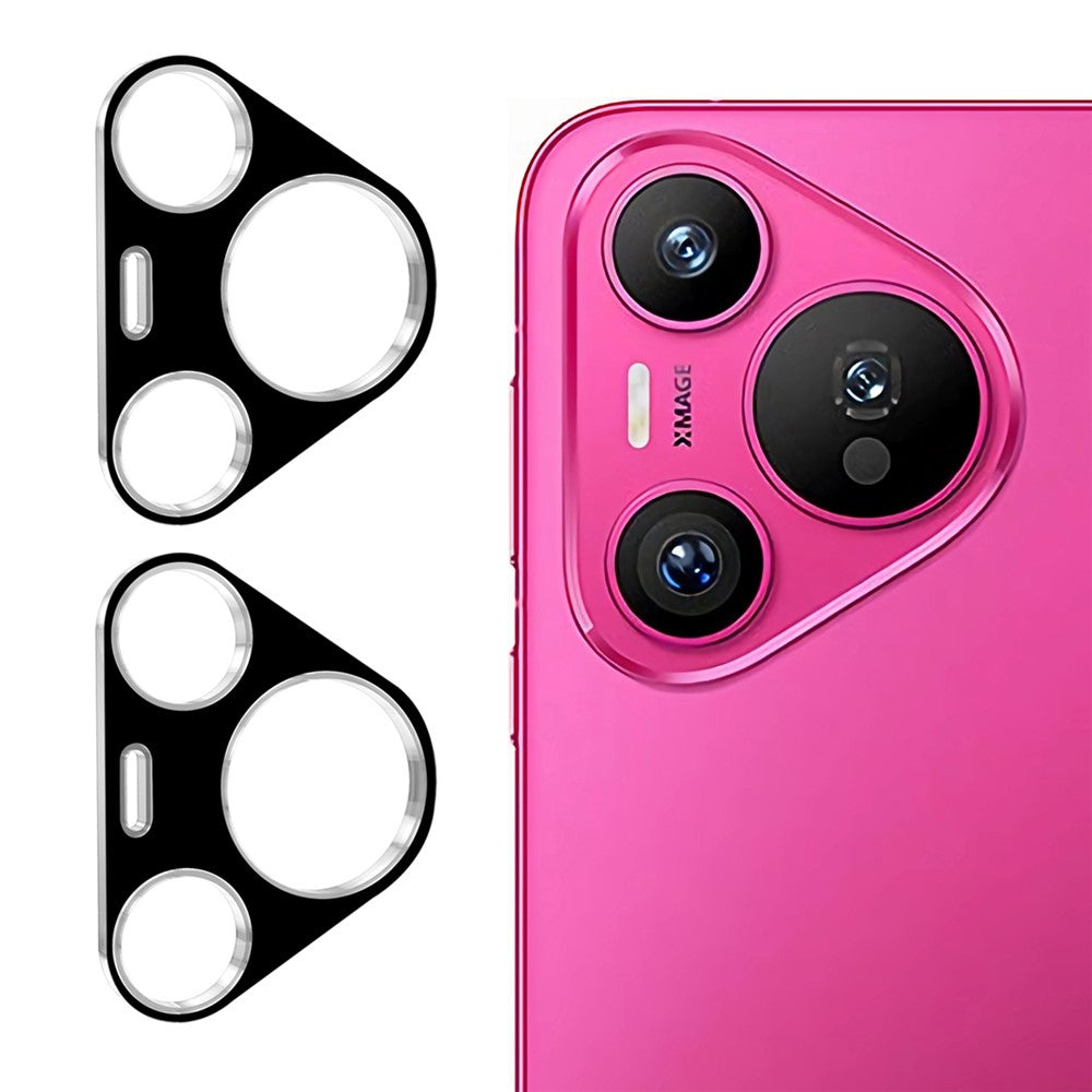 ENKAY HAT PRINCE 2Pcs For Huawei Pura 70 Camera Lens Protector Integrated 0.2mm 9H Clear Rear Lens Cover