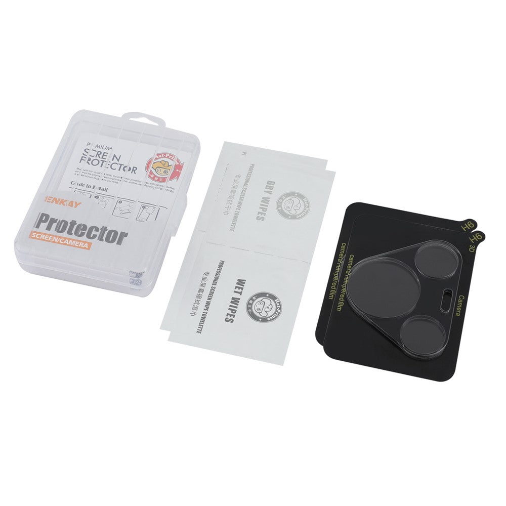 ENKAY HAT PRINCE 2Pcs For Huawei Pura 70 Camera Lens Protector Integrated 0.2mm 9H Clear Rear Lens Cover
