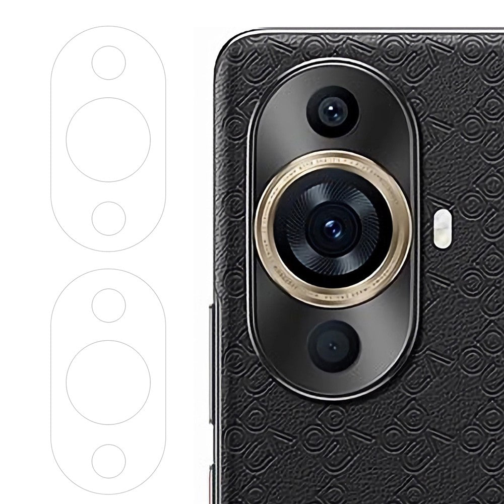 ENKAY HAT PRINCE 2-pak linsefilm til Huawei Nova 11 Pro / 11 Ultra, 0,2 mm fingeraftryksfri kameralinsebeskyttelse
