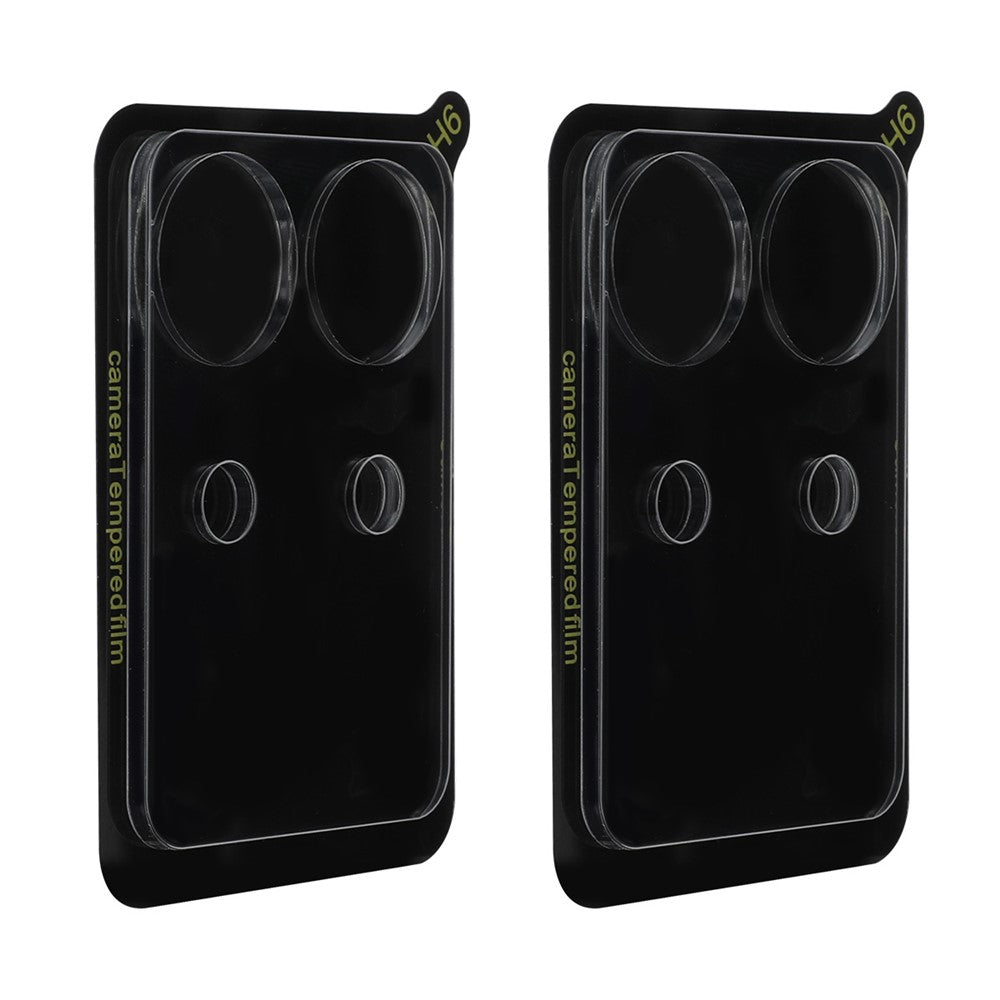 ENKAY HAT PRINCE 2Pcs for Xiaomi Redmi Note 13 Pro 4G / Poco M6 Pro 4G Camera Lens Protector 9H Clear Rear Lens Film