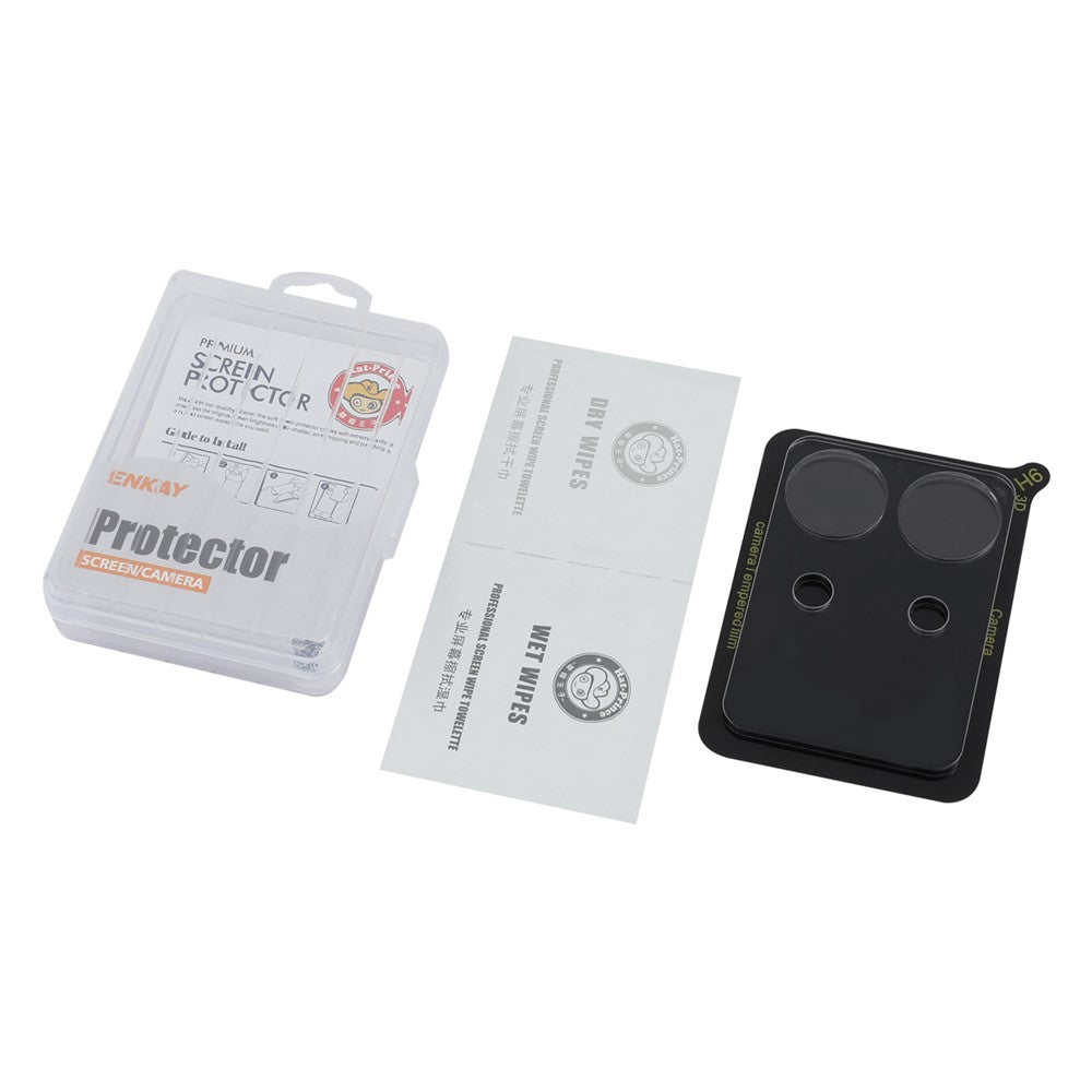 ENKAY HAT PRINCE För Xiaomi Redmi Note 13 Pro 4G / Poco M6 Pro 4G Kameralinsskydd 0.2mm 9H Bakre Linsfilm