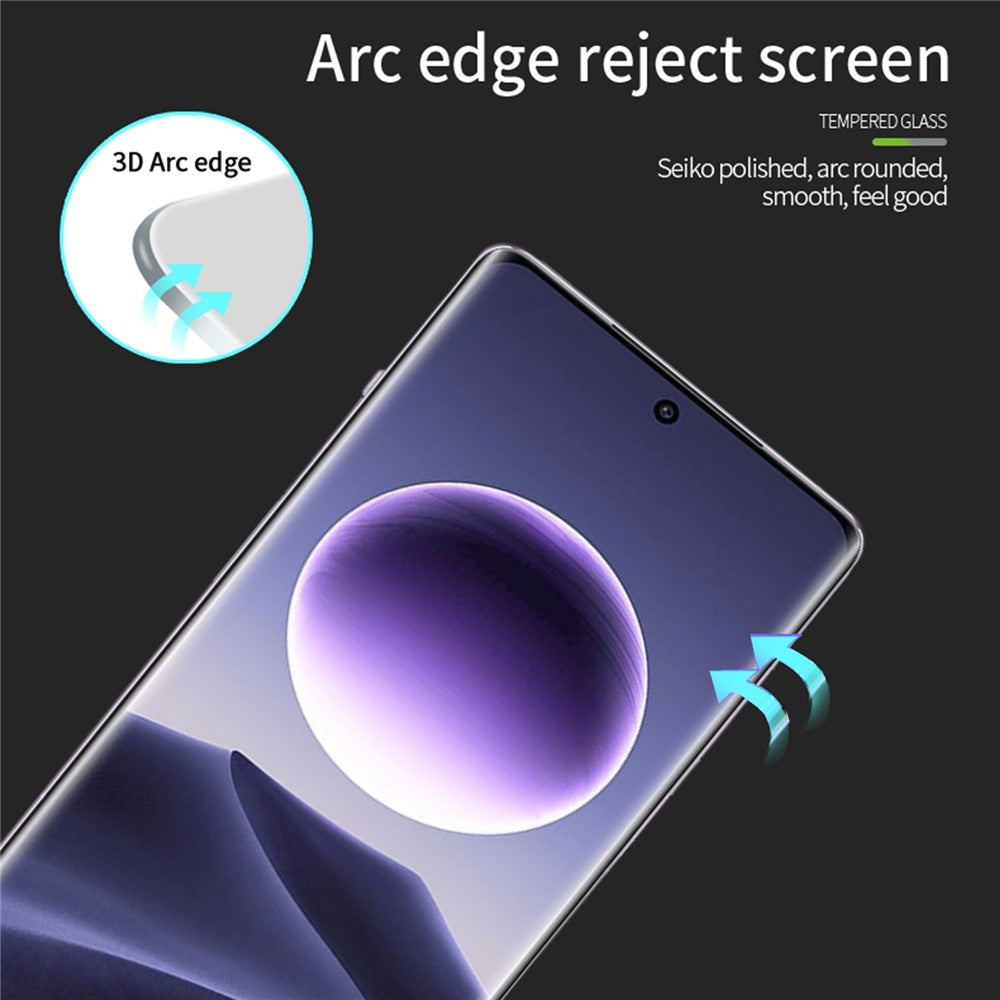 PINWUYO For Oppo Find X7 5G 3D Hot Bending Screen Protector Full Glue Tempered Glass Film