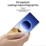 PINWUYO För Oppo Find X7 Ultra Skärmskydd 3D Hot Bending Fingeravtrycksfri Härdat Glasfilm