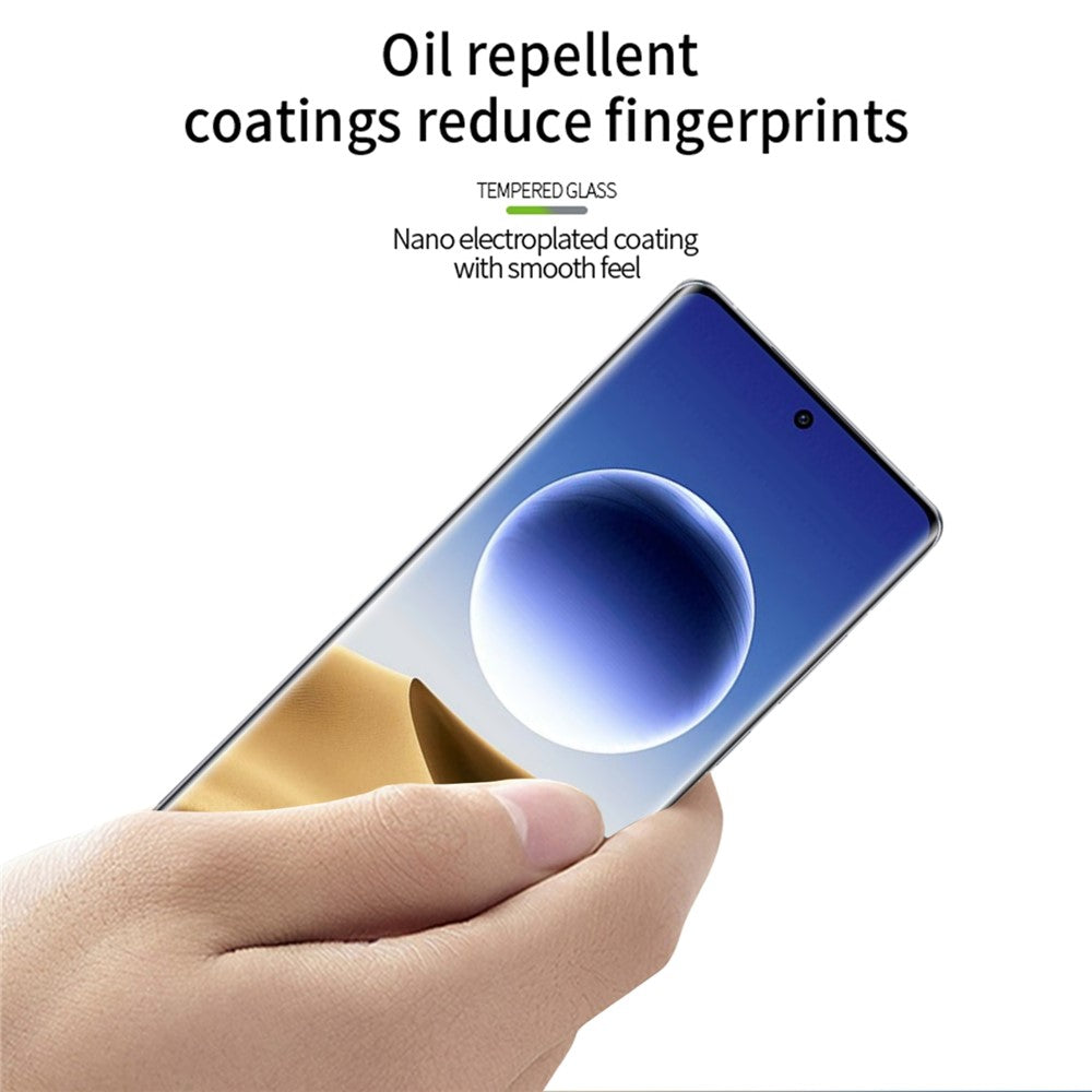 MOFI For Oppo Find X7 Ultra Screen Protector 3D Curved Hot Bending Full Glue Screen Film